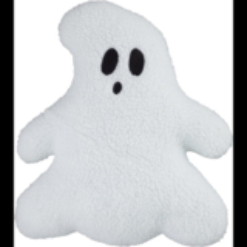 Spooky Village Halloween Characters Flannel Throw Blanket & Ghost Pillow - Picture 6 of 11